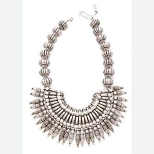 Elegant Silver Statement Necklace